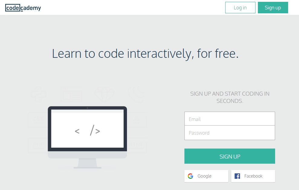 Free Online Learning Sites - codeacademy